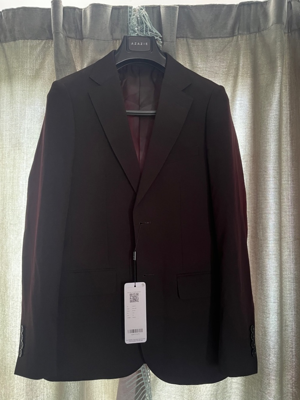 Azazie Men's Slim Fit Single-Breasted Suit Blazer